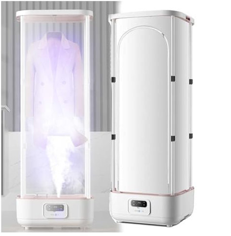 SaryEdge Plancha de Vapor Vertical inalámbrica automática Plegable para Colgar Prendas con Clip para Eliminar Arrugas, para Ropa y Telas, Cuidado con una Sola tecla, Vapor de Secado rápido(