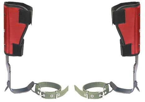 Kletterausrüstung mit Stiefeln und Schuhspitzen, Aider-Werkzeug für Baumarbeit, Baumarbeit, Baumkletterer, mit Schutzhandschuhen