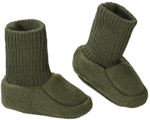 Disana Walk-Schuhe Baby - 100% Bio-Merino, Wollwalk - warm & weich - Unisex Gr. 50 – 68 - nachhaltig & fair – schmiegt Sich sanft an den Babyfuß, kein Verrutschen - Made in Germany