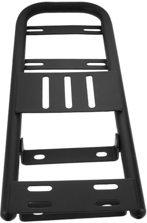 LABRIMP Electric Vehicle Rear Shelf Motorcycle Seat Backrest Extended Rear Rack for E-bike Electric Bike Luggage Rack Iron Black