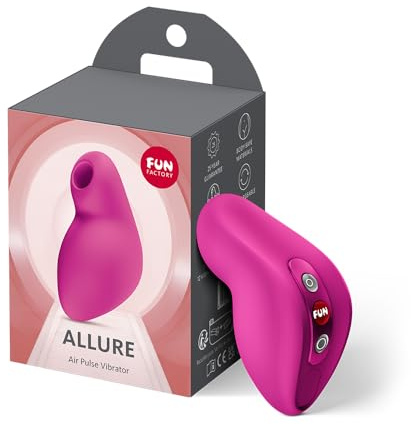 Fun Factory Allure | Druckwellenvibrator für Frauen | berührungslose Klitorisstimulation | Vibrator mit Druckwellen & Vibration | IPX7 wasserdicht | USB-C