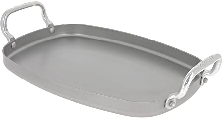 De Buyer, PLANCHA MINERAL B LISA 2ASAS 38X26x11,49CM,5640.01