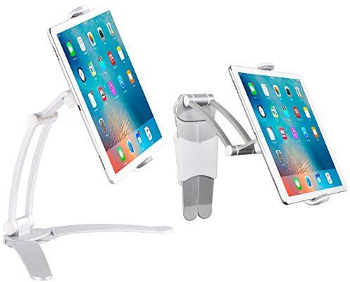 Callstel iPad Halterung: Tisch-Ständer und Wand-Halter kompatibel mit iPads und Tablet-PCs bis 12,9 Zoll (Halterung kompatibel mit Tablet, Wandhalterung, PC)