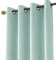 Melodieux 1 Pieza Cortinas Habitacion - Cortinas Opacas para Salón y Dormitorio Cortinas Termicas Aislantes para Puertas Exteriores, Menta/117x137cm