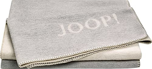 Joop! Wohndecken Melange-Doubleface Stein-Silber