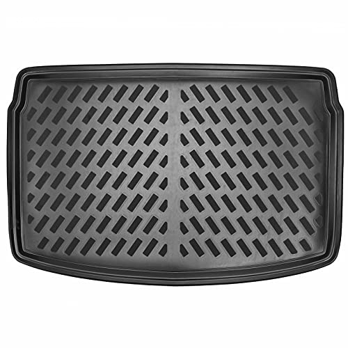 ELMASLINE 3D Kofferraumwanne für VW Polo 6 (2017-2025) | oberer Ladeboden | Antirutsch mit hohem Rand Kofferraum Zubehör