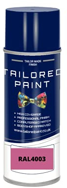 RAL 4003 Heather Violet Gloss Aerosol Paint Can 2K Direct Gloss Paint For Wood, Metal, Plastic, PVC, UPVC, Fascia Boards - Indoor & Outdoor