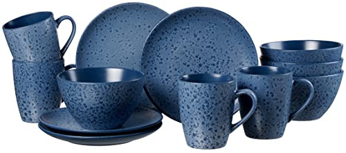 Kitwe - Servicio de desayuno (12 piezas), color azul