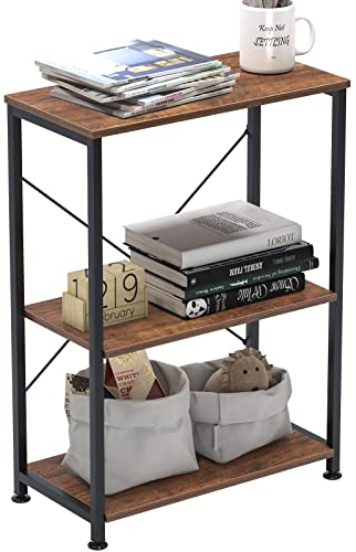 sogesfurniture Küchenregal Mikrowellenhalter mit 2 Ablage Bäcker Regal Standregal Metallregal Stabil Haushaltsregal platzsparend Küchenregallagerung, 60 * 30 * 75cm