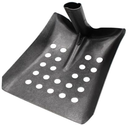 Metall Siebschaufel, Multifunktions-Schaufel für Gartenarbeit & Abflussreinigung, Gartenschaufel, Drainagespaten, Sieblöffel Ideal für Schlamm, Sand, Schmutz & Erdreich, Abwasseraufbereitung
