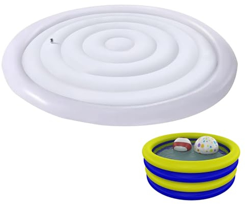 Couvercle De Spa Gonflable - Couvercle De Spa Gonflable De 170 Cm, Couvercles De Spa Haut De Gamme À Économie D'énergie avec Valve De Gonflage Et De Dégonflage Rapides, Conservent La Chaleur