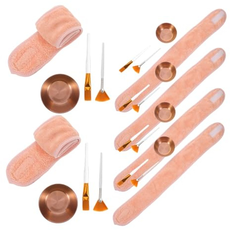 Beaupretty Estetiker Ansiktsvårdset Roséguld med Ansiktsmaskskål Hårband och Verktyg för Spa och Hem Multifunktionell och Lättstädad Ansiktsskötsel för Kvinnor