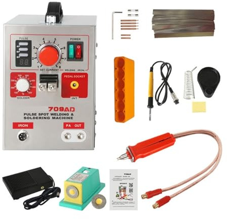 Saldatrice A Punti Automatica A Induzione A Impulsi Da 3,2 KW For Saldatrice A Punti 709AD For Pacco Batteria 18650 Con Penna S70BN Preciso Stabile