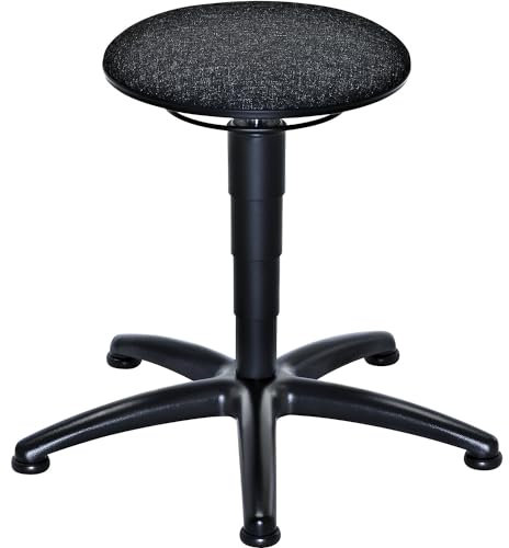 EUROKRAFT | Tabouret à Hauteur réglable par Lift à gaz | Assise à Habillage Tissu | avec Patins