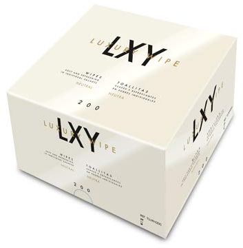 HygieneShopping.Com Toallita Neutra de Tejido Luxury Wipe (Caja 200 Toallitas)
