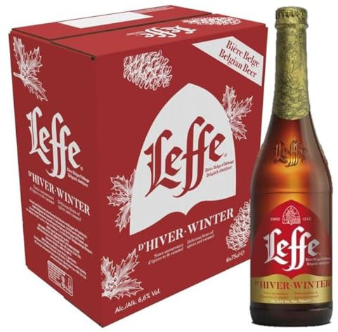 Leffe Winter, Birra Bottiglia - Pacco da 6x75cl