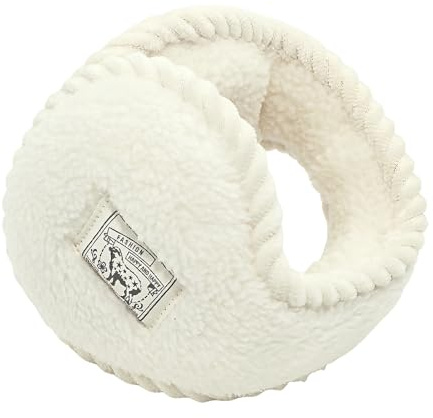 SEDEX Ear Muffs Women Winter Adjustable Fluffy Earmuffs Foldable Furry Ear Warmer Ladies Plush Thermal Faux Fur Covers Soft Windproof Headband Unisex Outdoor Sports Ski Cycling Headwear (Beige)