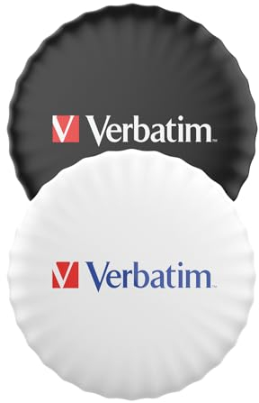 Verbatim My Finder Coin Lot de 2 trackers Bluetooth pour clés, Sac à Dos, Valise, Portefeuille et Autres appareils compatibles avec Apple « Où est ? », localisateur de clés avec Batterie remplaçable