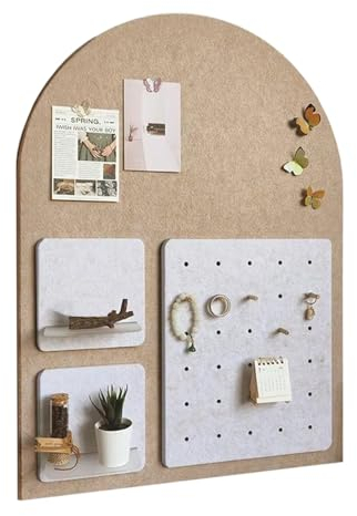 Kombinationstafel Aus Filz-Memoboard Und Stecktafel, Selbstklebende Pinnwand, Pinnwand Zur Wanddekoration, Anzeige Von Memos Und Fotos