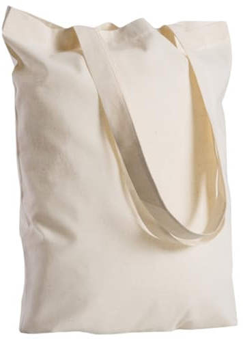 Hole Gadget | Stock 50 Shopper Personalizzate 40x50 Pubblicitarie, Borse Gadget Aziendali Personalizzate in Cotone Naturale con Logo, Buste Shopping Bag per Omaggi a Clienti PG216