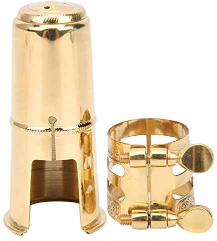 Kit D'embout de Saxophone Alto, Attaches de Couvercle de Ligature en Métal, Ligature de Saxophone Alto
