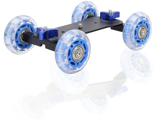Caméra Dolly Wheel, Table de caméra Dolly Slider avec Un Chargeur de Chargement de Chargement Dolly de 10 kg