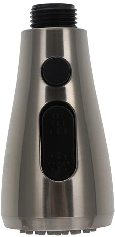 Rociador para Fregadero de Cocina Plata Abs de 3 Ajustes | Boquilla de Grifo de Repuesto, Rociador Grifo Cocina, Fácil Instalación