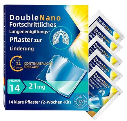Parche de desintoxicación pulmonar doble nano natural para limpieza pulmonar a base de hierbas y pulmones, para un pulmón sano