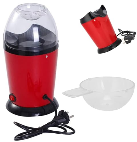 HYZHANHONG Electric Popcorn Machine, Detachable Small Quick Make Air Popcorn Machine, Suitable for Family Gatherings And Movie Nights
