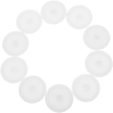 CORHAD 10pcs Reusable Sticky Lint Roller Covers Plastic Roller Plugs for Pet Hair Removal From Clothes Carpets Car Seats Compatible with Multiple Brands