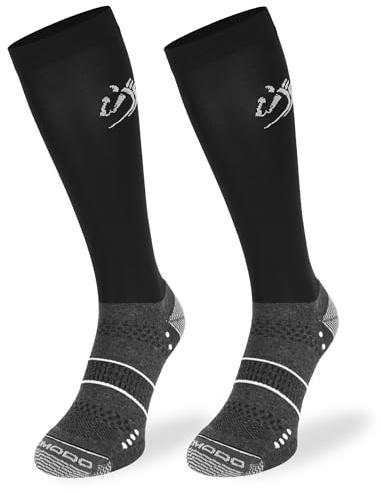 COMODO TECHNICAL SOCKS - Chaussettes d'équitation - Chaussettes hautes - Chaussettes fines en microfibre, idéales pour l'été, confortables, respirantes et résistantes -