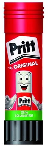 Pritt Klebestift, transparent, auswaschbar, ablösbar, ohne Lösungsmittel, (30 Stück, 22g)