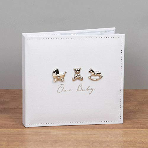 Widdop Our Baby CG1566 Beautiful Baby Photo Album Holds 50 6 x 4 Photos