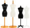 EXCEART Manichino da sartoria, da donna, per manichino, modello manichino, supporto per bambole fai da te, 4 pezzi, stile misto