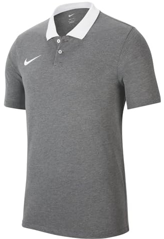 Nike Herren M Nk Df Park20 Polo T Shirt, Charcoal Heather/White/White, L EU