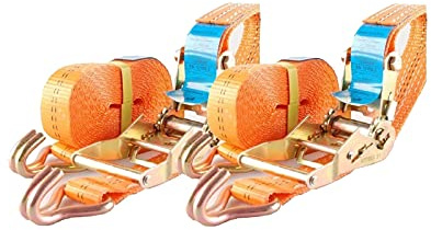 2X TrutzHolm Profi Ratschen Spanngurt Zurrgurt 2-TLG 5m 2t 2to 2000kg TÜV/GS