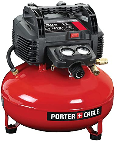 PORTER-CABLE Air Compressor, 6-Gallon, Pancake, Oil-Free (C2002-ECOM)