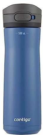Contigo Jackson Chill - Botella de agua grande de acero inoxidable sin BPA, 100 % a prueba de fugas, mantiene las bebidas frescas hasta 24 horas; botella aislada para deportes, ciclismo, correr