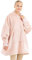 HOMELEVEL Kinder Sherpa Hoodie Pullover - Pulli mit Kapuze für Jungs und Mädchen - Kuschel Sweatshirt oversized - Kuschelpullover - 100% Polyester
