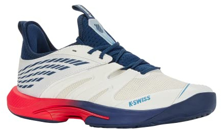 K-Swiss Speedtrac tennissko för män, Blanc De Blanc Blue Opal Kollipop, 41.5 EU