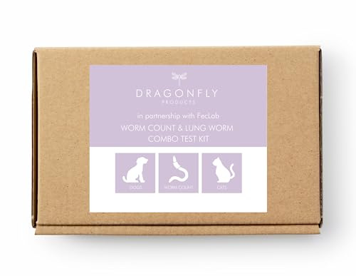 Dragonfly Products Worm Count Test Kit for Dogs & Cats, Freepost Mailer Kit | natural worming approach, results within 5 days, all ages & breeds, Combo & Lungworm
