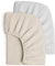 lulumoon 2er Set Kinder Spannbettlaken, Musselin-Baumwolle Spannbetttuch für Babybett und Kinderbett 60x120cm / 70x140cm Reisebett Spannlaken Beistellbett Leintücher