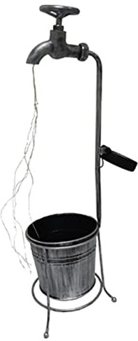 BEAHING Solar Watering Can Lights, Art Lights, Solar Watering Can Light Waterproof Art Light Pathway Waterfall lamp for Garden Ornament