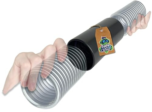 SAFE 'N CLEAN Staubsaugerschlauch Reparatur Adapter - Schlauchverbinder - Schraubadapter zur Reparatur von Saugschlauch - kompatibel mit allen Saugschläuchen Ø Innen 32mm Ø Außen 38mm