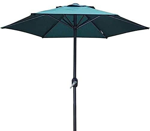 QUSYZD Haushaltswaren Sonnenschirm Sonnenschirm Garten Runder Gartenschirm, Sonnenschirm, Terrassenschirm mit Kurbel für Café Strand Pool, Stabile Streben,