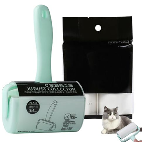 Iouyjiu Fusselentferner für Hunde und Katzen, wiederaufladbar, waschbarer Fusselroller, Haustierroller mit waschbarem und wiederverwendbarem Design zur Entfernung von Hunden