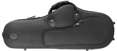 Altsaxophon-Tragetasche, Oxford-Stoff, Saxophon-Zubehör, mit Außentasche, Saxophon-Tasche, Altsaxophon-Gigbag, Schwarz