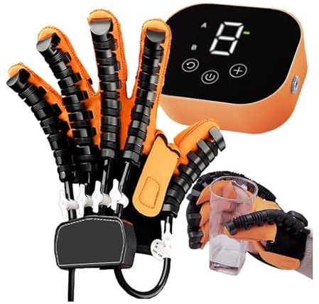 XGXHIN Guantes de rehabilitación robóticos para Pacientes con hemiplejia, Artritis y Accidentes cerebrovasculares, Dispositivos de fortalecimiento de Manos para Entrenamiento Diario