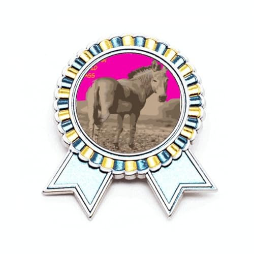 Brosche mit großer Katze, afrikanischer Löwe, Art-Deco, modisch, Anstecknadel, Gewinner-Auszeichnung, Medail, M, Metall