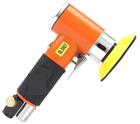 Juego de Mini lijadora de aire orbital de 1 /2/3 , herramientas neumáticas for abrillantado for coche, pulidora de doble acción, herramienta de aire Alta eficiencia para madera, compuestos y metal.
